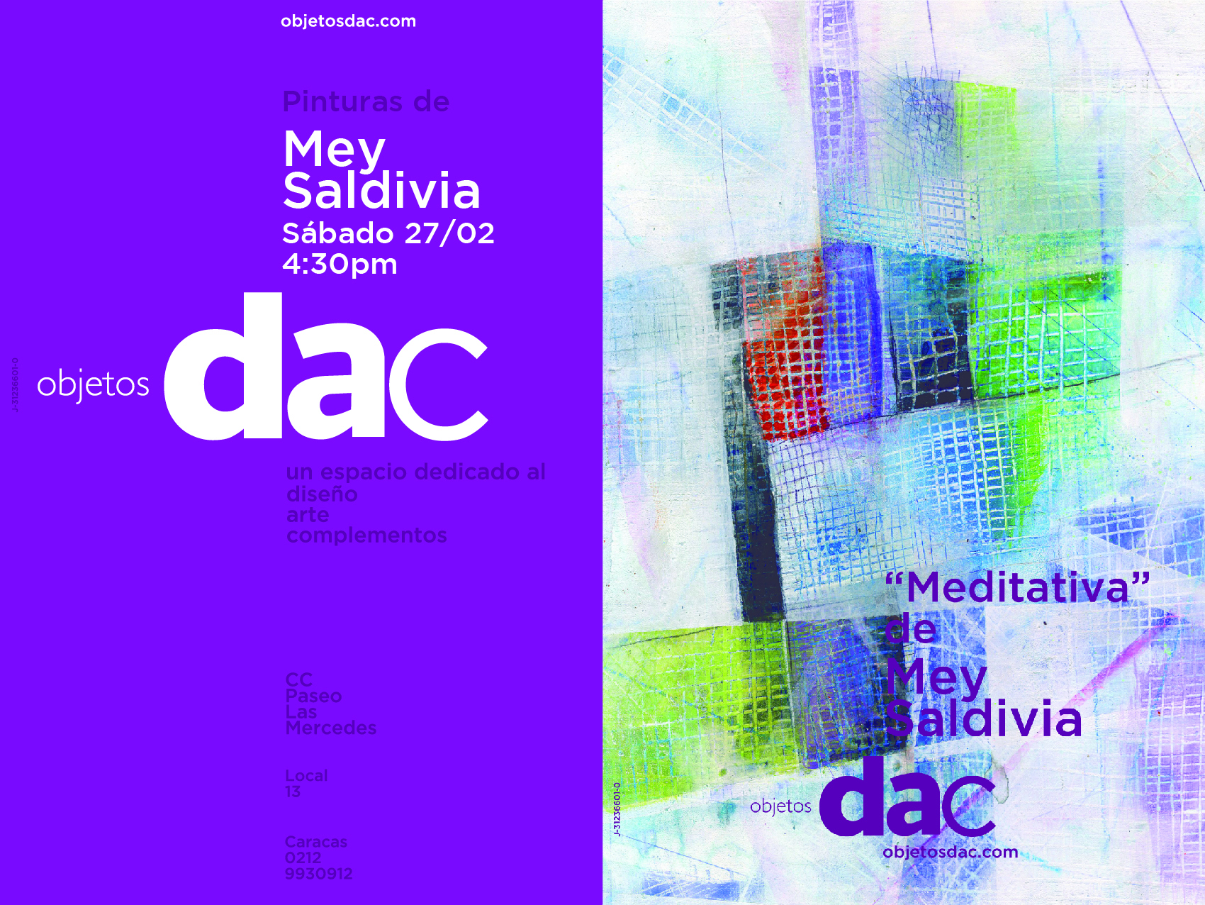 Mey Saldivia expone su muestra de pintura «Medidativa»