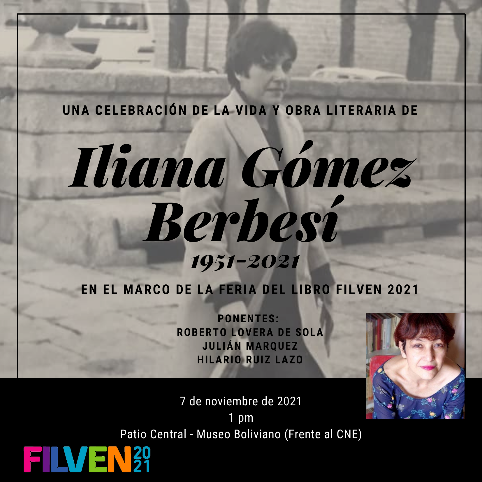 Homenaje póstumo a la escritora venezolana Iliana Gómez Berbesí será en el marco de la Filven 2021